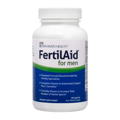 FertilAid for Men hỗ trợ sinh sản nam giới, tăng khả năng có con 90 viên