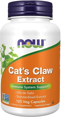 Viên Uống Hỗ Trợ Tăng Cường Miễn Dịch Now Supplements Cat's Claw Extract 120 Viên Từ Mỹ