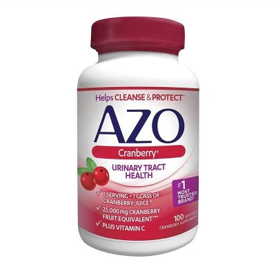 Azo Cranberry – thuốc hỗ trợ điều trị bệnh bàng quang và tiết niệu, 100 viên