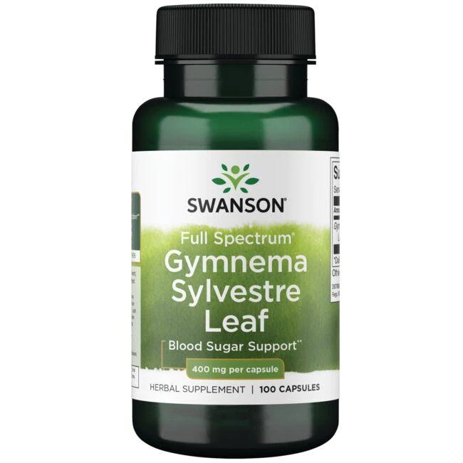 Viên Uống Điều Hoà Tiểu Đường Swanson Gymnema Sylvestre Leaf 400mg 100 Viên