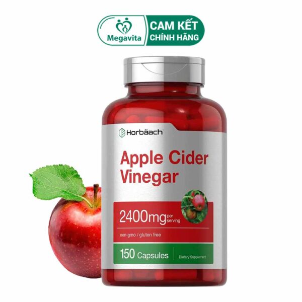 Viên Uống Horbaach Apple Cider Vinegar 2400mg 150 Viên