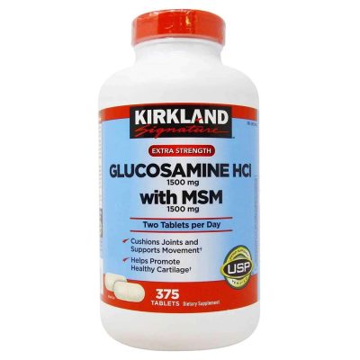Kirkland Glucosamine HCL 1500mg & MSM 375 Viên