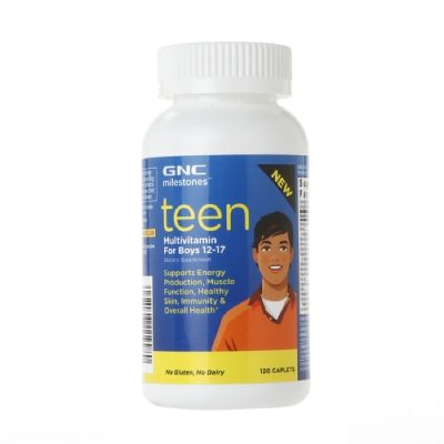 GNC Milestones Teen Multivitamin Bổ Sung Vitamin Và Khoáng Chất Thiết Yếu Cho Nam Giới 12- 17 Tuổi 120 Viên
