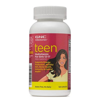 Viên Uống Bổ Sung Vitamin Tổng Hợp Cho Nữ Từ 12 Đến 17 Tuổi GNC Teen Multivitamin For Girls 120 Viên