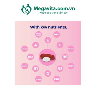 Thành phần One A Day Women's Prenatal Multivitamin & DHA 30 Viên