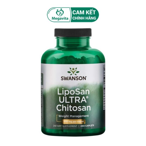 Swanson Liposan Ultra Chitosan 500mg 240 Viên