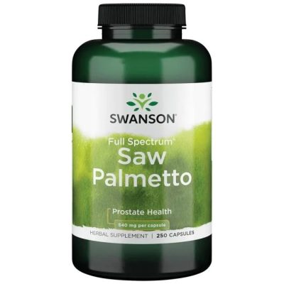 Swanson Saw Palmetto, 540mg – thuốc hỗ trợ điều trị bệnh tuyến tiền liệt và đường tiết niệu hiệu quả, 250 viên