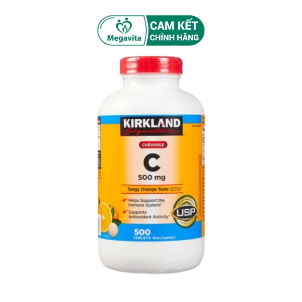 Viên Kẹo Ngậm Kirkland Signature Bổ Sung Vitamin C 500mg 500 Viên
