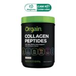 Bột Collagen Thủy Phân Orgain Collagen Peptides Hair Skin Nail & Joint Support 454g
