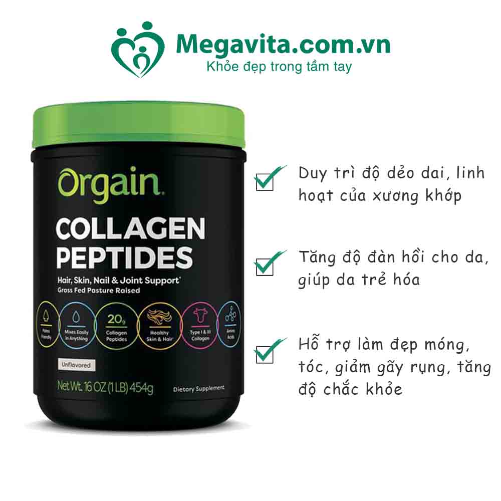orgain-peptides-collagen-454g-bot-uong-ho-tro-chuc-nang-xuong-khop-toc-va-mong-chac-khoe