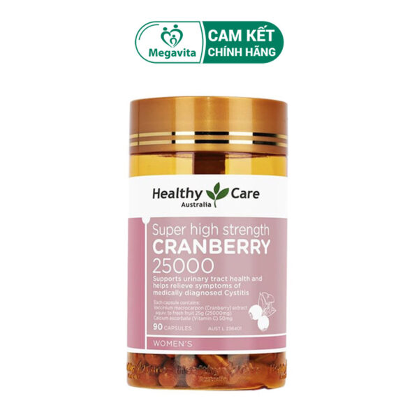 Healthy Care Super High Strength Cranberry 25000mg 90 Viên