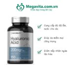 Công dụng Horbaach Hyaluronic Acid 200mg Hỗ Trợ Dưỡng Ẩm Cho Khớp Và Da 150 Viên