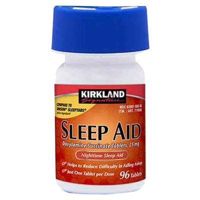Kirkland Signature Sleep Aid Doxylamine Succinate 25mg Từ Mỹ