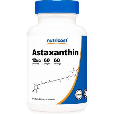 Viên Uống Chống Oxy Hóa Lão Hóa Nutricost Astaxanthin 120mg 60 Viên Từ Mỹ