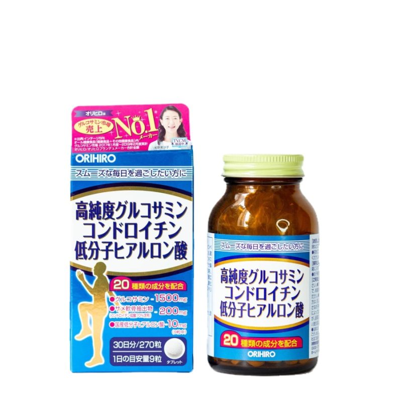 Viên Uống Bổ Xương Khớp Tổng Hợp Glucosamine Và Chondroitin Orihiro 270 Viên