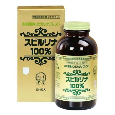 Viên uống hỗ trợ giảm cân, làm đẹp da Tảo Xoắn Nhật Bản Spirulina 2200 Viên