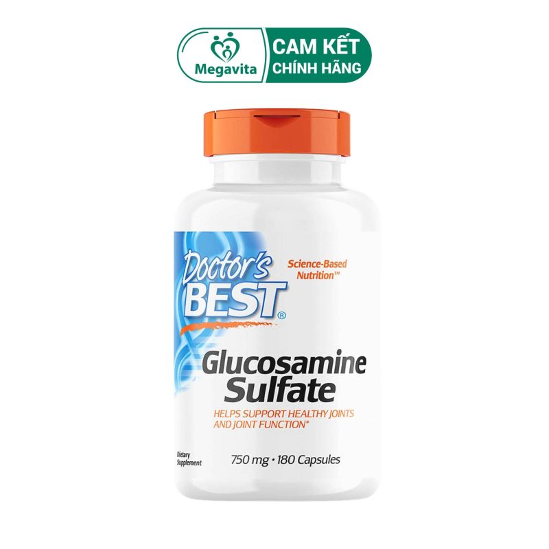 Viên Uống Hỗ Trợ Xương Khớp Doctor's Best Glucosamine Sulfate 750mg 180 Viên