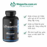 Viên Uống Giảm Stress Và Ổn Định Giấc Ngủ Sports Research Suntheanine® L-Theanine 200mg 60 Viên