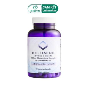 Viên Uống Trắng Da Relumins Advance White Glutathione Complex 1650mg 90 Viên