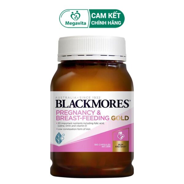 Blackmores Pregnancy Gold 180 Viên Từ Úc