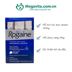 Dung dịch mọc tóc Minoxidil 5 Mens Rogaine dạng bọt nơi bán giá rẻ nhất  tháng 022023