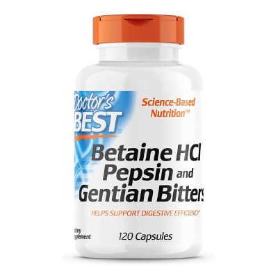  Doctor’s Best Betaine HCl, Pepsin And Gentian Bitters 120 Viên