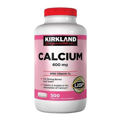 Kirkland Calcium 600mg + Vitamin D3 500 Viên