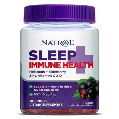 Natrol Sleep Immune Health Gummies Melatonin 6mg 50 Viên