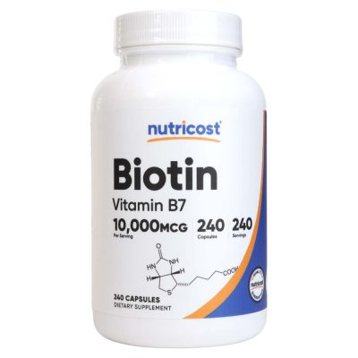 Nutricost Biotin Vitamin B7 10,000mcg 240 Viên Ngừa Rụng Tóc