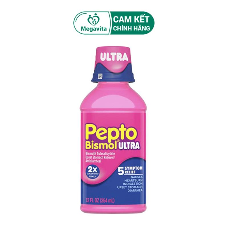 Pepto Bismol Ultra 354ml - Siro chuyên trị tiêu hóa, dạ dày