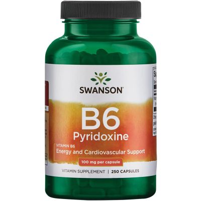 Swanson Vitamin B6 Pyridoxine 100mg 250 Viên