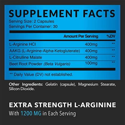 Viên Uống Havasu Nutrition L-Arginine Extra Strength 120 Viên.