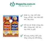 Siro Vicks DayQuil & NyQuil Severe Honey Cold & Flu 2 Chai x 354ml Giảm Đau Hạ Sốt Hương Mật Ong