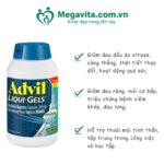 Viên uống Advil Liqui Gels Minis 200mg 200 viên giảm đau hạ sốt.