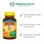 Viên Uống Nature Made Vitamin D3 2000IU 50mcg 220 Viên Bổ Sung Vitamin D3