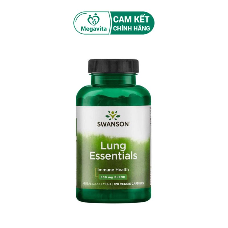 Viên Uống Bổ Phổi Swanson Lung Essentials 500mg 120 Viên