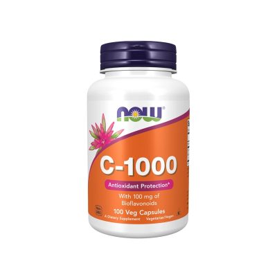 Viên Uống Now Vitamin C-1000 With 100mg Bioflavonoids 100 Viên Tăng Cường Hệ Miễn Dịch.