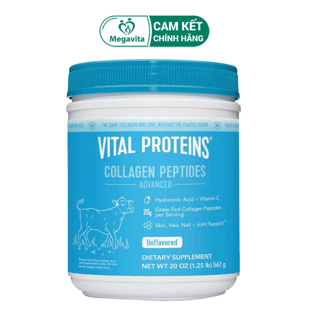 Bột Collagen Vital Proteins Collagen Peptides 567g Của Mỹ