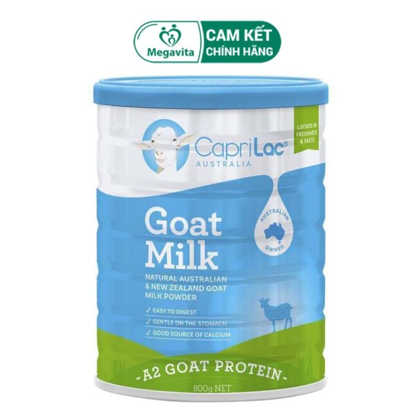 Bột Sữa Dê CapriLac Goat Milk Powder 800g Can