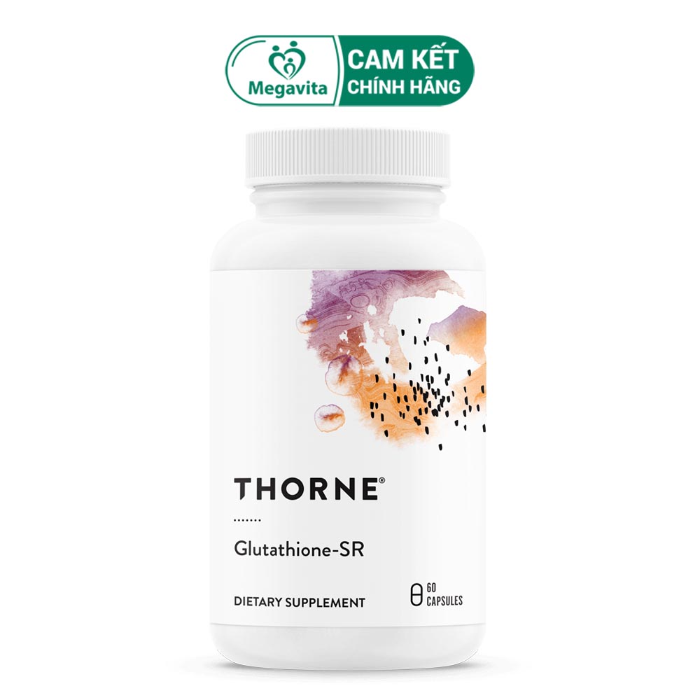 Viên uống chống oxy hóa và tăng cường chức năng gan Thorne Glutathione 60 viên chính hãng của Mỹ 