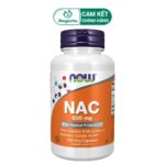 Viên Uống Now NAC (N-Acetyl Cysteine) 600 mg with Selenium & Molybdenum 100 Viên