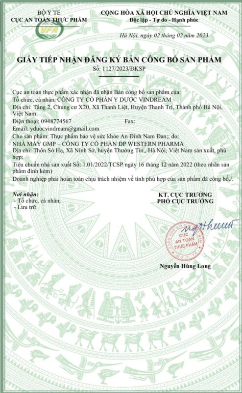 Viên uống cải thiện thiểu năng tuần hoàn máu não An Đình Nam Đan lọ 45 viên