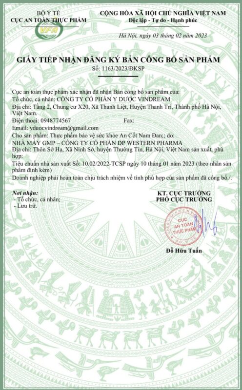 Viên Uống Hỗ Trợ Xương Khớp An Cốt Nam Đan 45 Viên