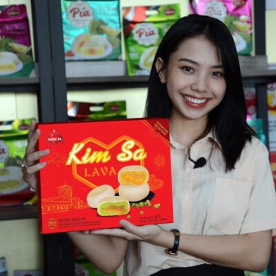 Bánh Pía Kim Sa Cao Cấp Hộp 12 Bánh