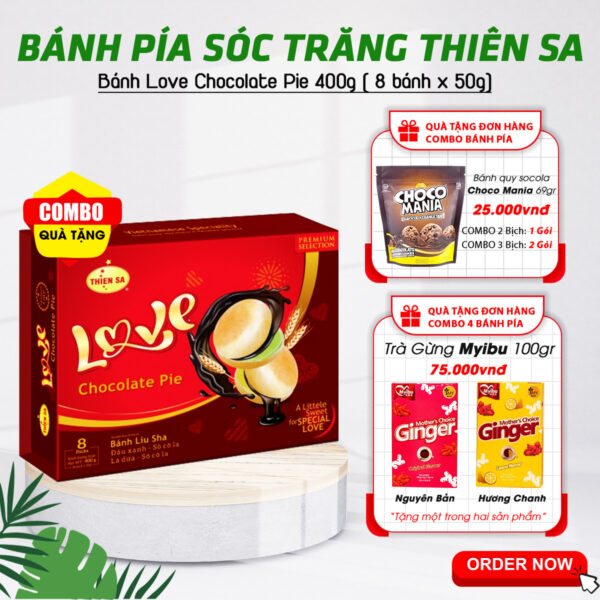 Bánh Love Chocolate Pie – Bánh Pía Sóc Trăng