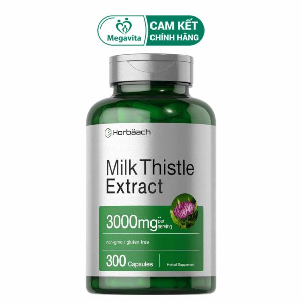 Viên Uống Thải Độc Gan Horbaach Milk Thistle Extract 3000mg 300 Viên