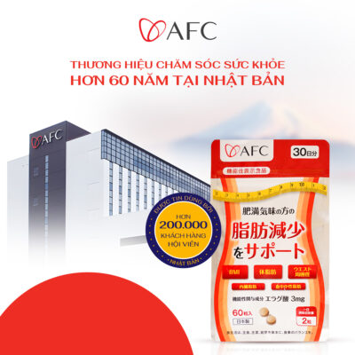 Viên Uống Giảm Cân Afc Axit Ellagic Nhật Bản 60 Viên