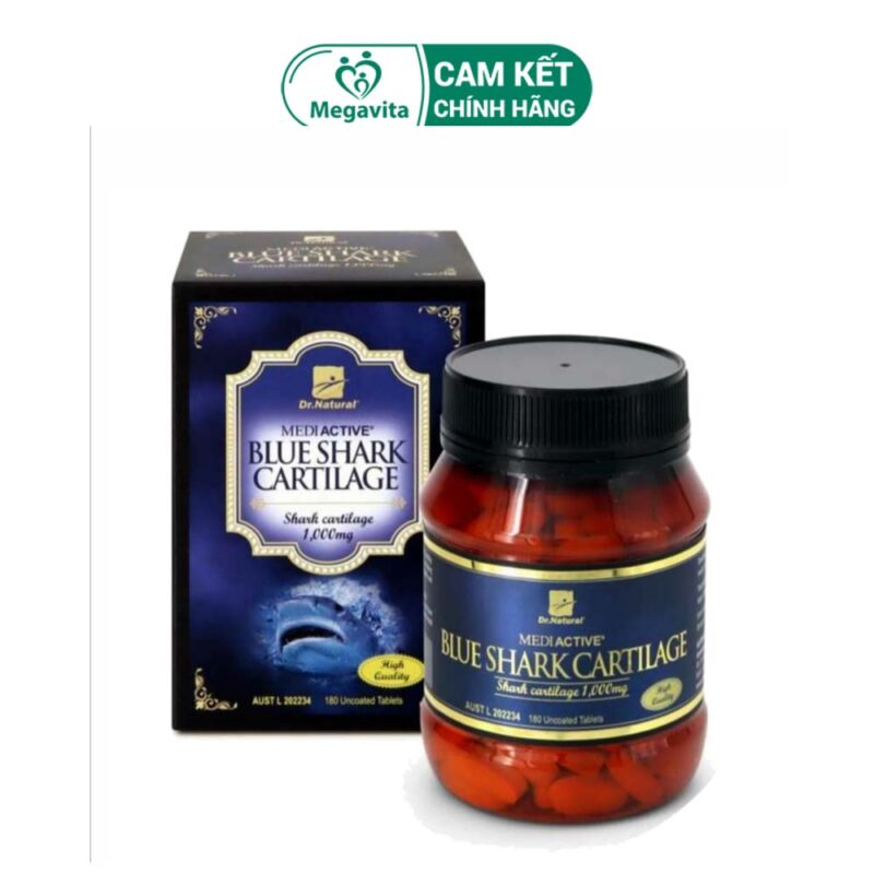 Sụn Cá Mập Xanh Dr .Natural Blue Shark Cartilage 1000mg