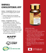 Viên Uống Giảm Mỡ Máu Cholesterol Shinka Cholesterol Off 60 Viên Nhật Bản